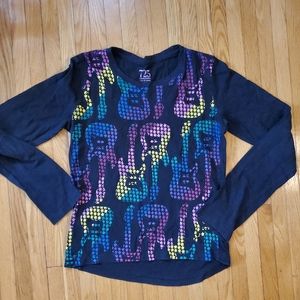 New long sleeve guitar motif